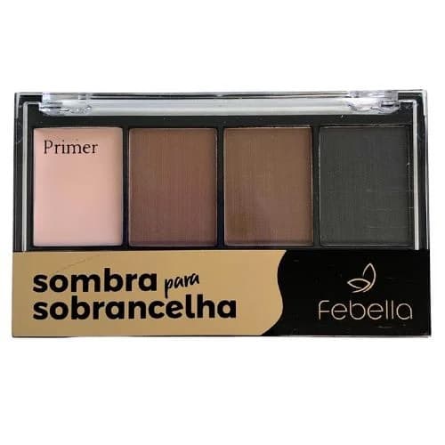 Sombra para Sobrancelha Febella c/pincel Paleta