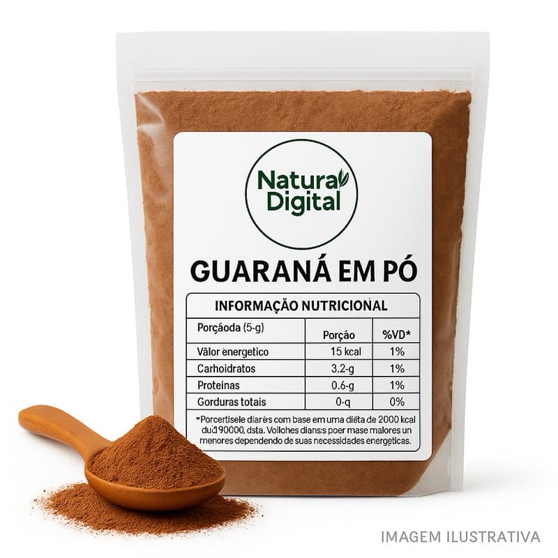 Guaraná em Pó Natural – 250g 500g 1kg | 100% Puro e Natural | Envio Imediato 🌿