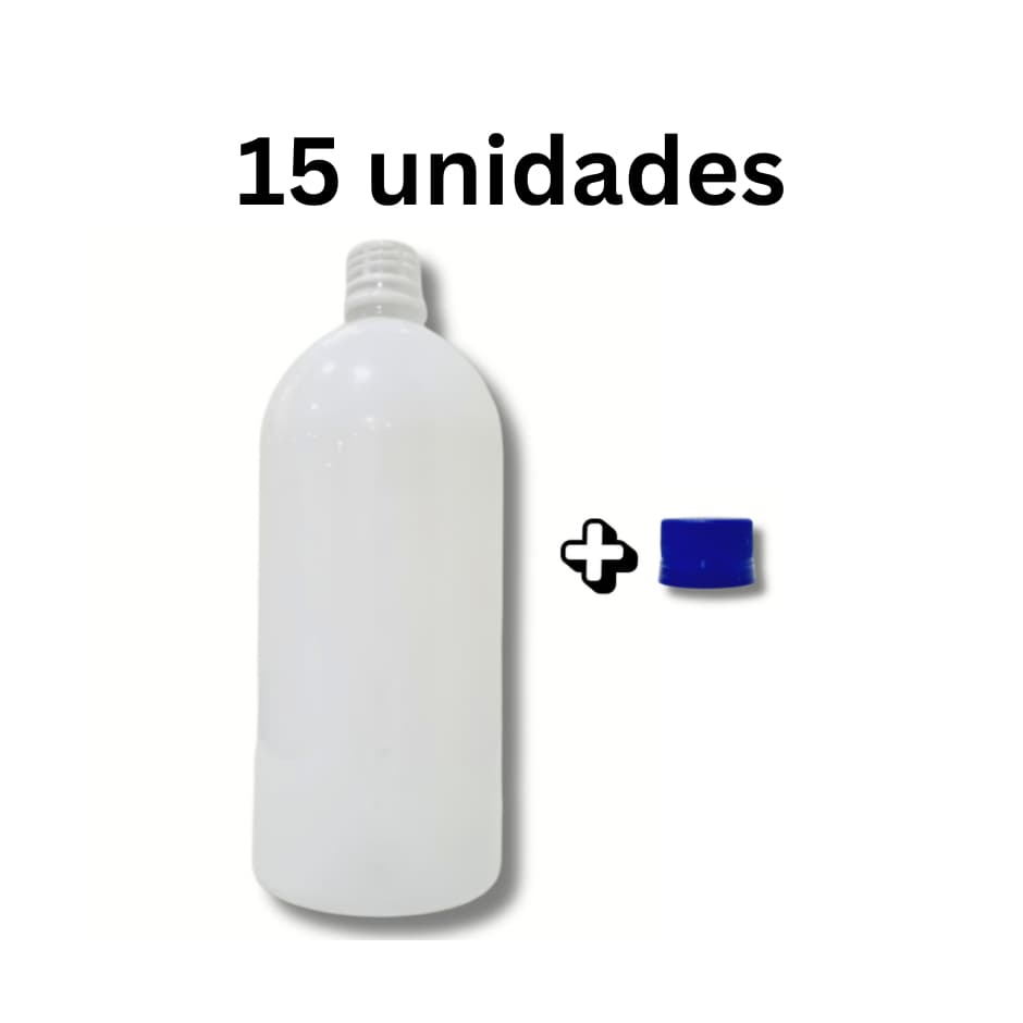 Frasco PET 1 L com Tampa Lacre – Kit 5/10/20 Unidades