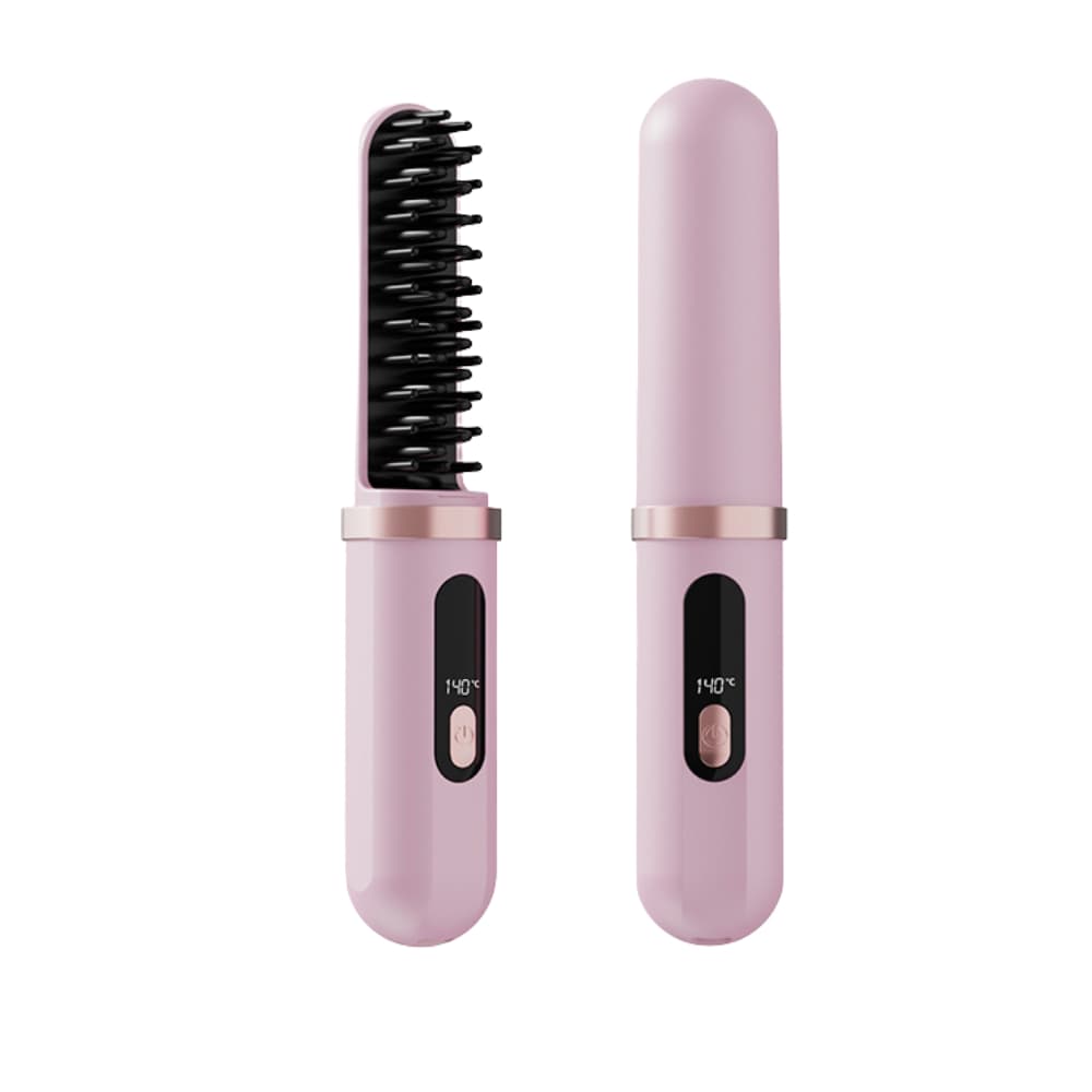 Mini Pente Alisador e Babyliss Sem Fio com Aquecimento Rápido Chapinha Portatil