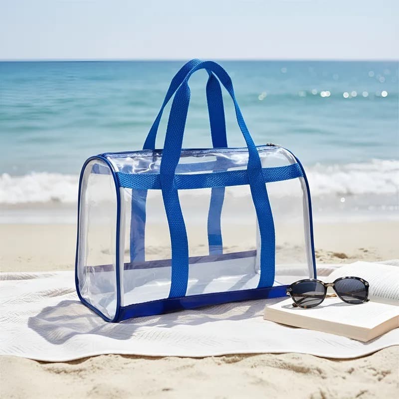 Bolsa de Praia Transparente Verão Moda Praia Piscina em PVC