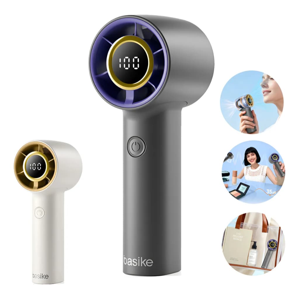 BASIKE BA Mini ventilador portátil VENTO FORTE 100 VELOCIDADES