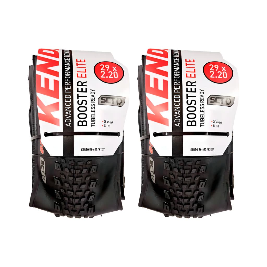 PNEU BOOSTER ARO 29 PARA BICICLETA MTB CICLISMO KENDA ELITE SCT K1227 KEVLAR - COR PRETO (29X2.2)