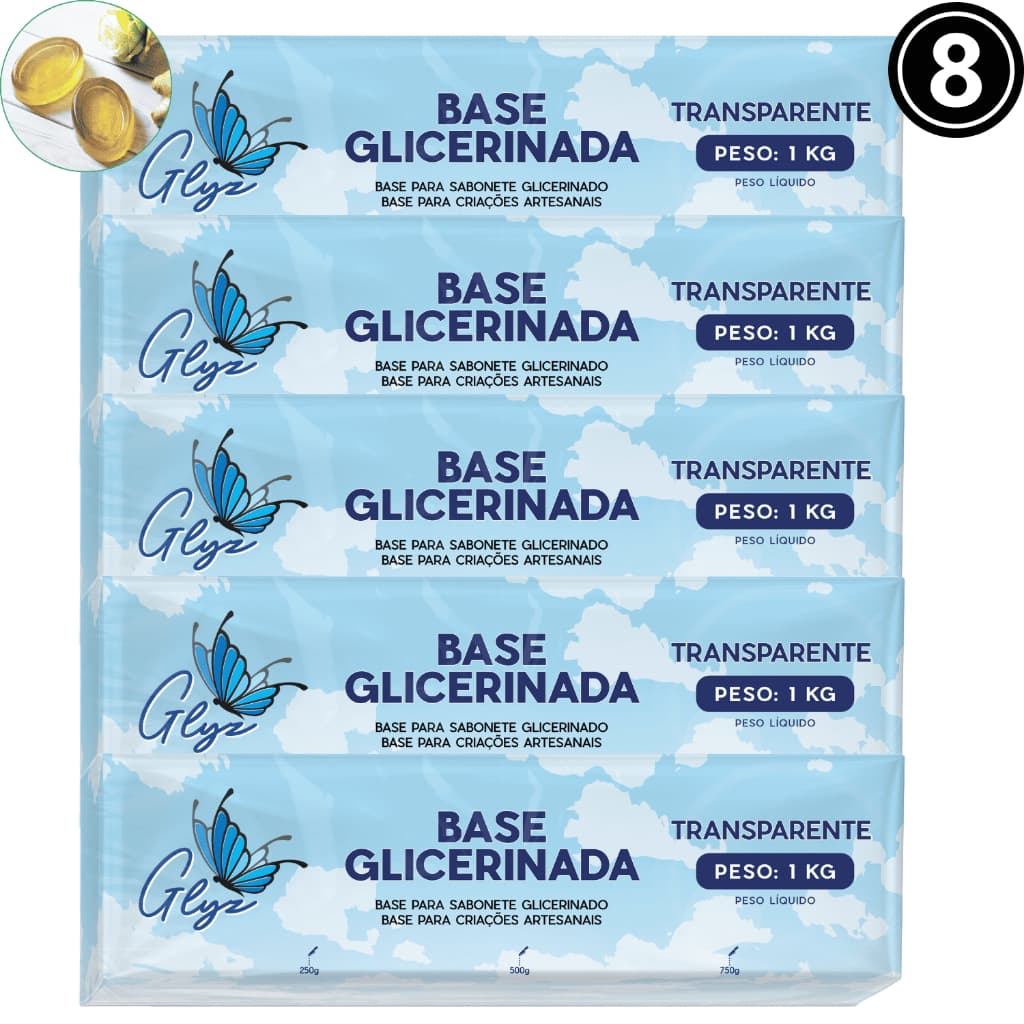 Base Glicerinada Glyz– Sabonetes Firmes, Brilhantes e Suaves