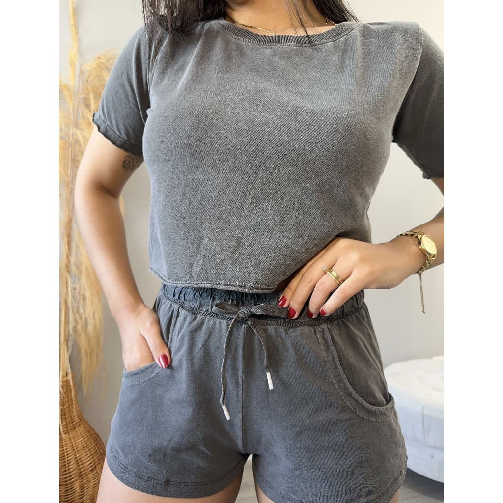 Short Feminino Curto - Short algodão