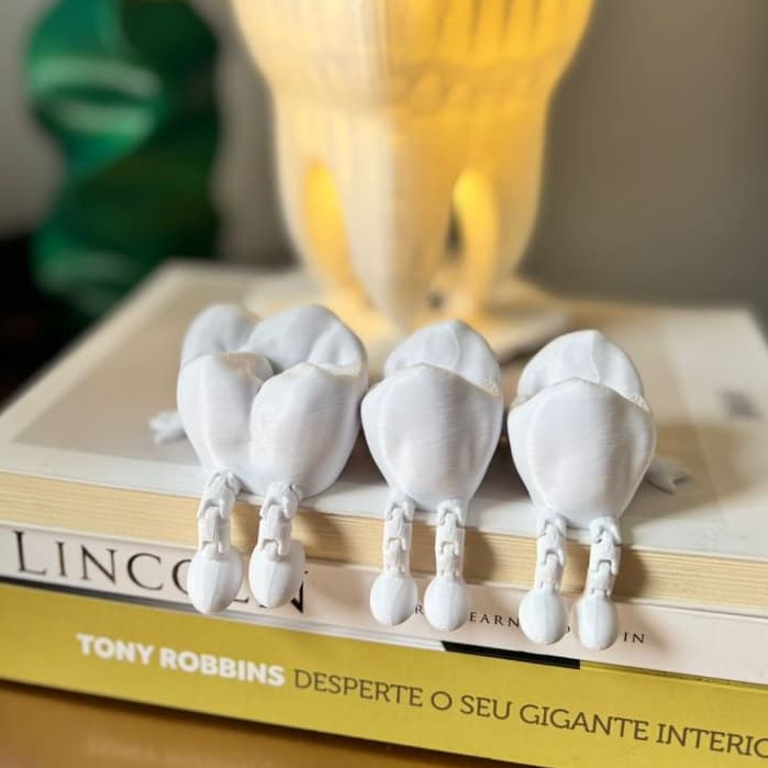 Trio de Dentes Molares Decorativos | Odontologia | Decoração Criativa para Dentistas