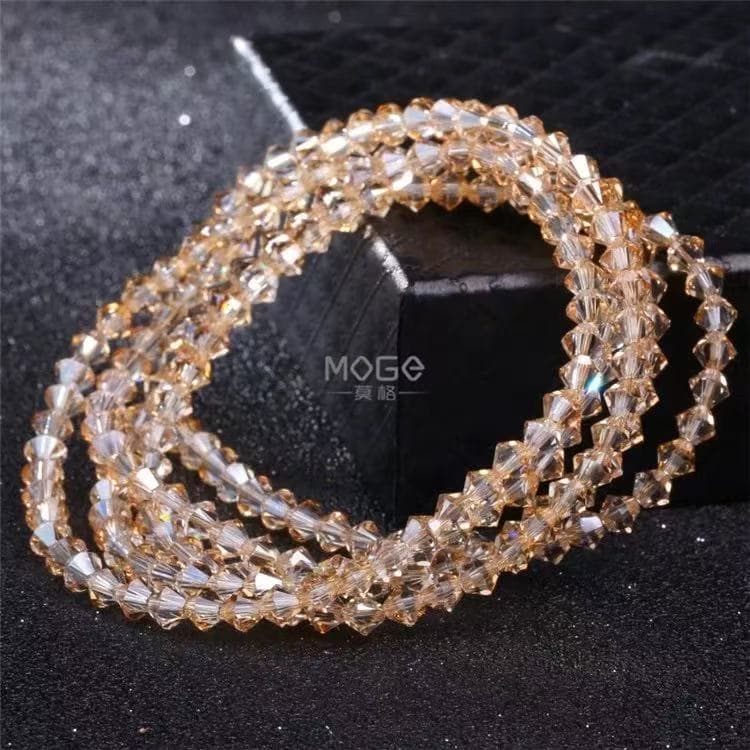 Kit 12 Pulseira criativa de corrente de 4mm com pérolas artificiais brancas, 12 peças, para mulheres