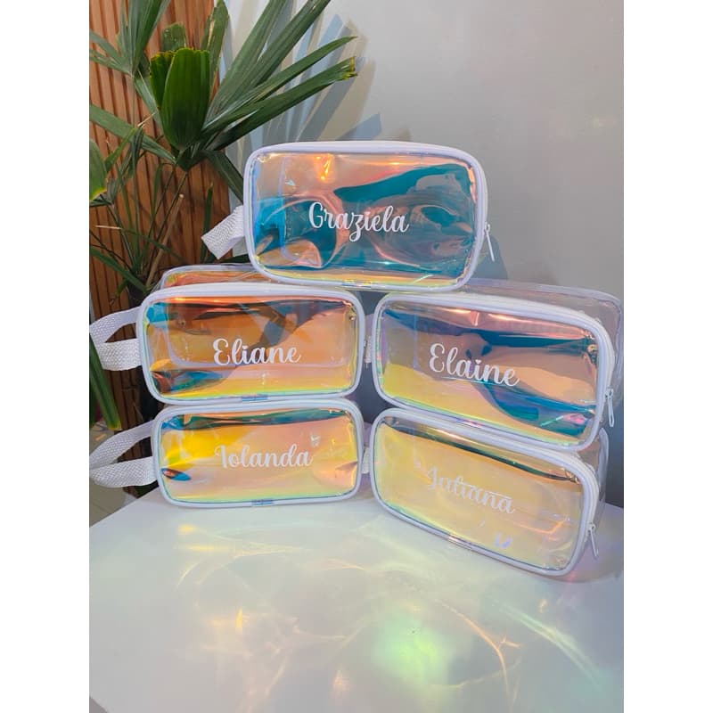 Kit necessaire estojo PERSONALIZADA para maquiagem brindes e lembranças de festa infantil menino menina