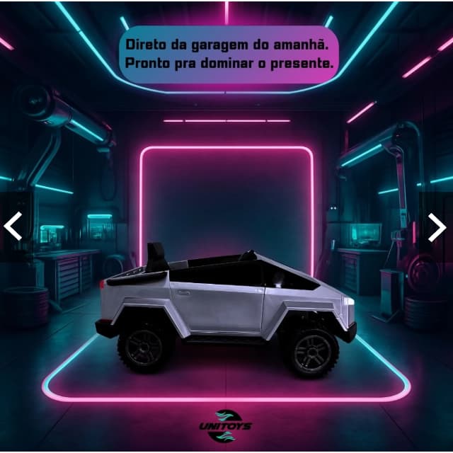 Carro Eletrico Infantil Caminhao Titan Super Potente 12V Cinza