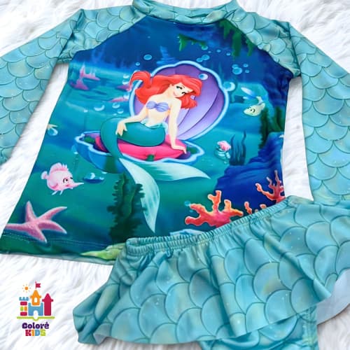 Conjunto Infantil de Proteção UV Ariel