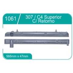Caixa Superior Radiador Peugeot 307 C4 C/retorno