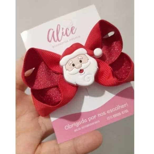 Laço de natal / Laço vermelho / laço papai Noel / laço de festa / Natal