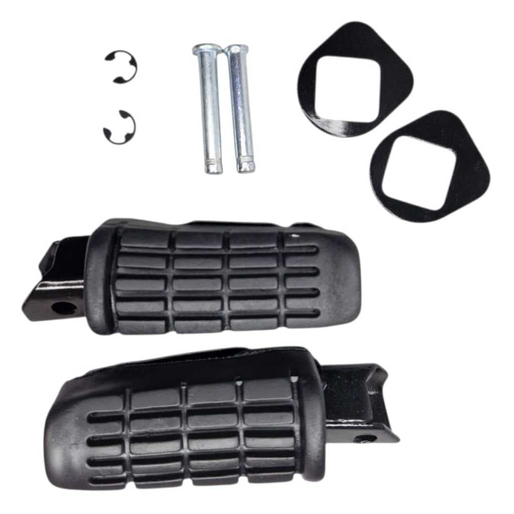 Par Pedaleira Traseira Dianteira Strada Cbx 250 cb Twister CB300 Cg Sport