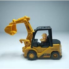 Mini Escavadeira Trator Rolo Compressor Empilhadeira De Fricção 1:55 Carros De Brinquedo Interativo