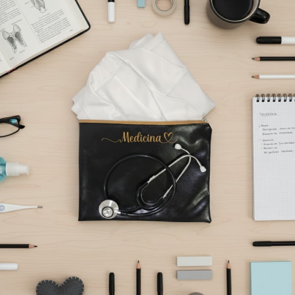 porta jaleco scrub pijama personalizado enfermagem medicina nutrição fisioterapia professor