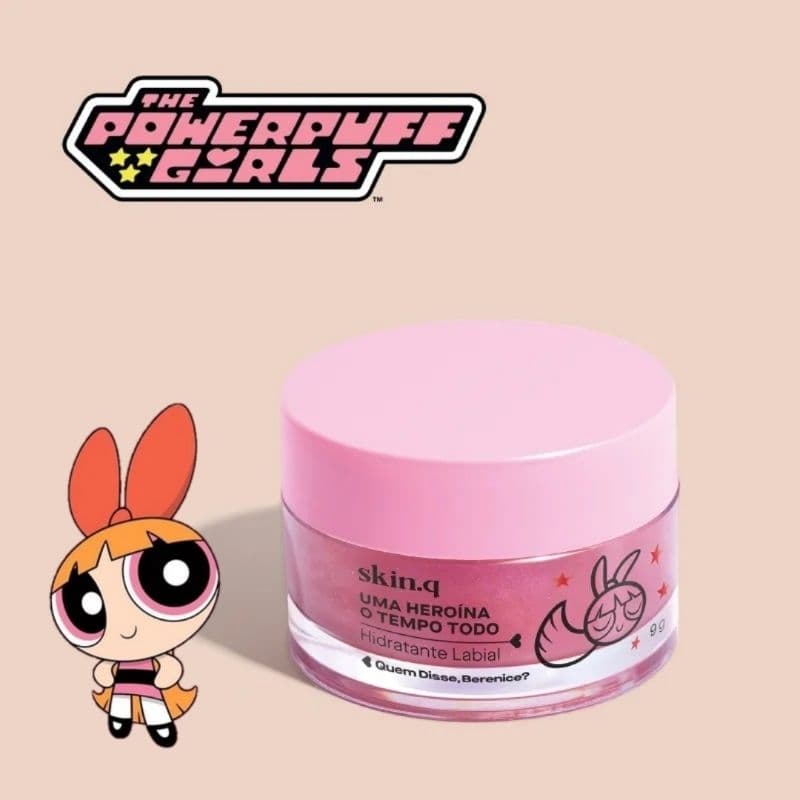 Hidratante Labial Rosa Uma Heroína O Tempo Todo QDB As Meninas Super Poderosas 9g