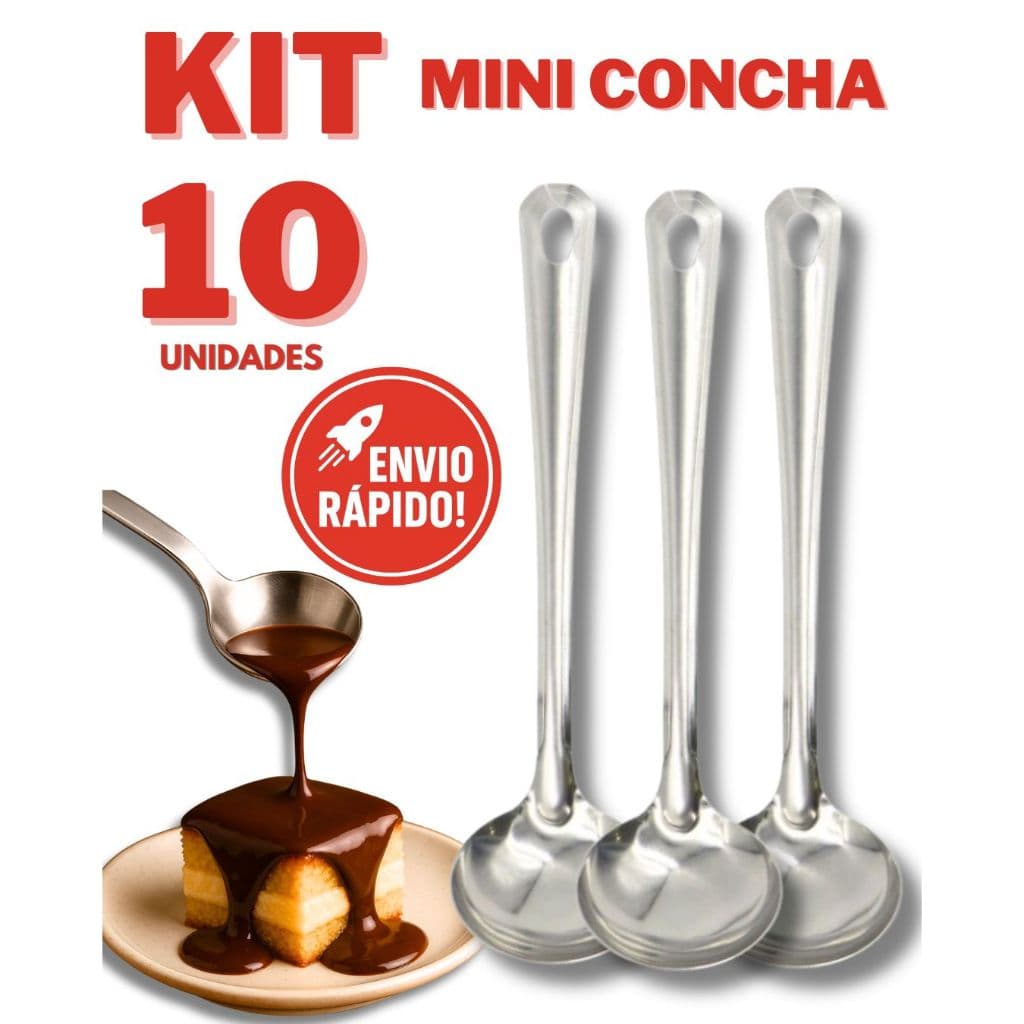 Mini Concha de Inox Para Caldas Molhos Sobremesas Utensílio Cozinha Resistente Para Sorveteria Natal