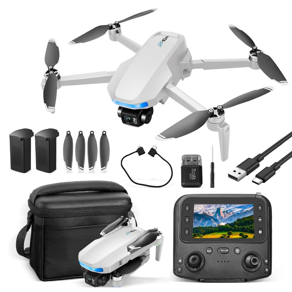 Drone S-X1 - Fotografia Aérea 4K com GPS e Design Dobrável