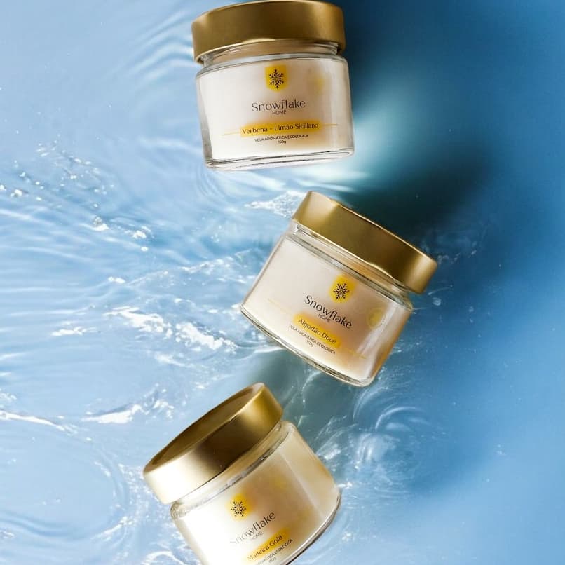 Vela Aromática Cera Natural 150g - Diversos Aromas
