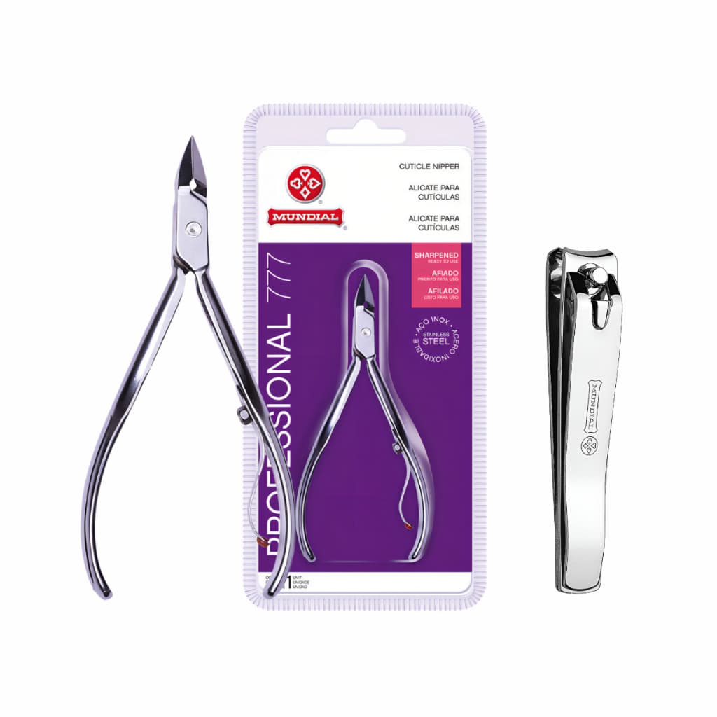 Manicure Profissional Mundial 777 Inox Cortador Grande Unhas 8cm I Alicate Afiado I Pedicure