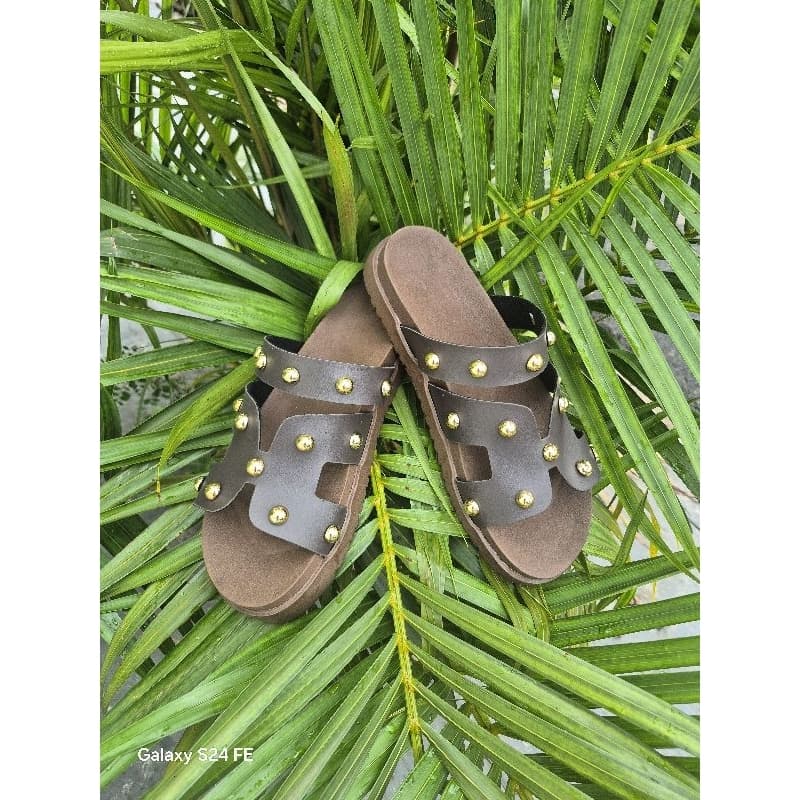 Papete H Com Bolinha Douradas Lançamento LS Luisa Shoes Confortável