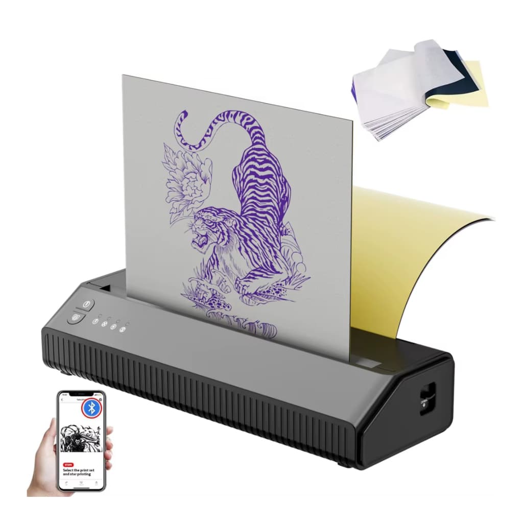 Impressora Termica A4 Tattoo e Documentos Gross Dragon App Profissional