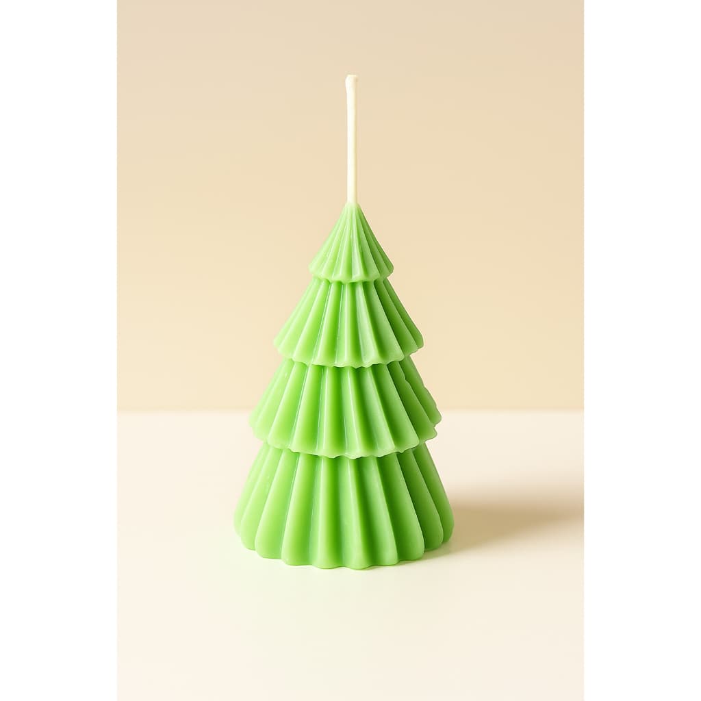vela pinheiro arvore de natal vela aromática decoração de natal vela lavanda vanilla chá Branco
