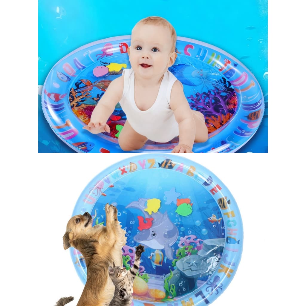 Tapete De Água Jogo Para Bebê/Pet Inflável Para Centro Atividades Brincadeiras