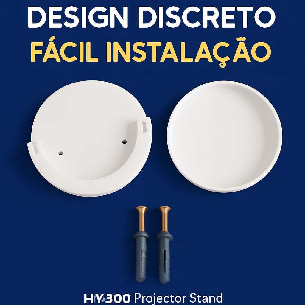 Kit Suporte para Projetor HY300 Parede Teto Envio Imediato