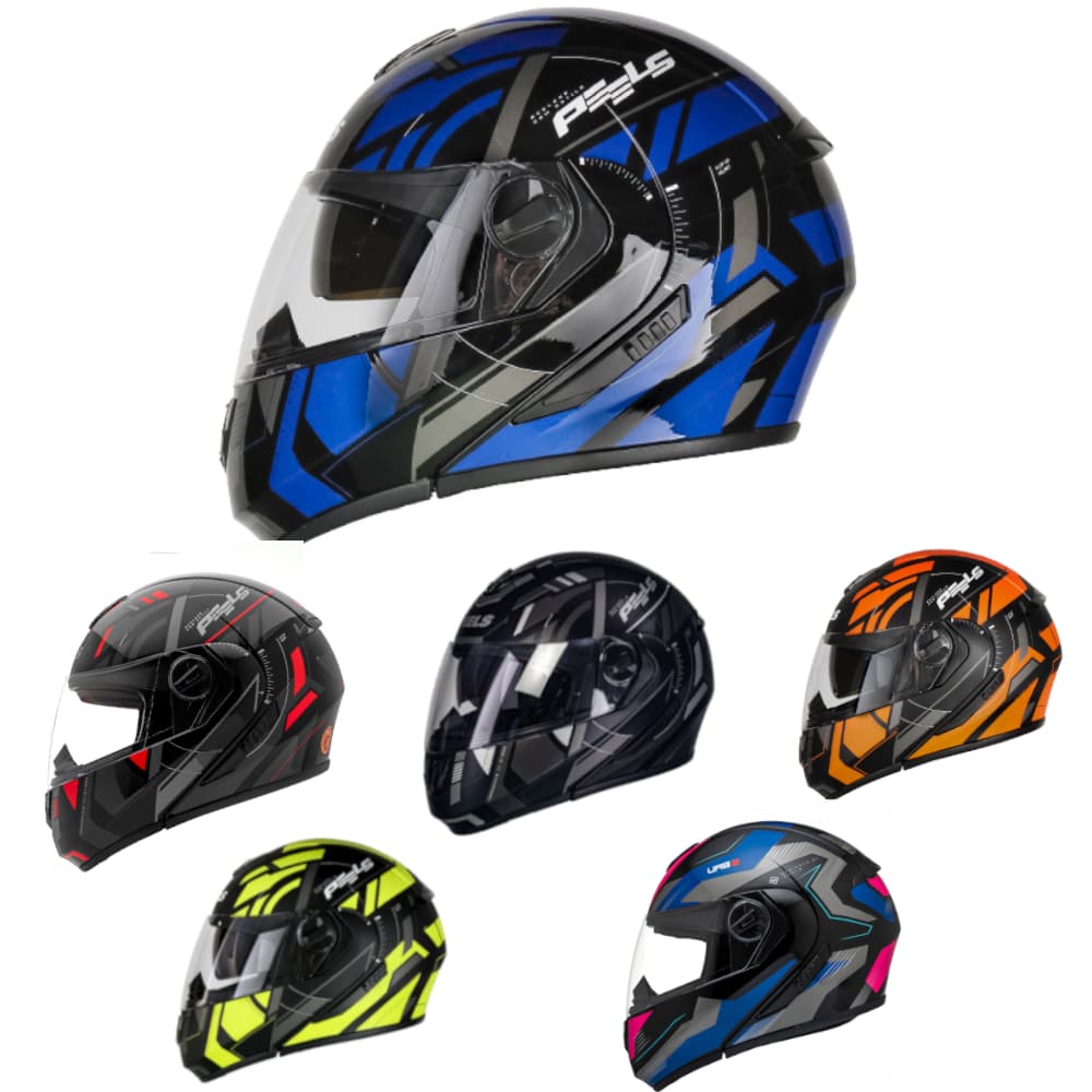 Capacete Motociclista Peels Urban Sinc 2 Escamoteavel com Óculos Interno