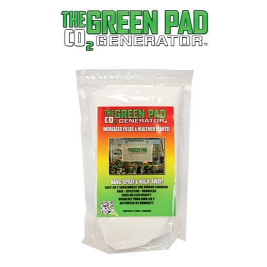 Kit 5 Green Pad Médio Gerador de CO2 para Plantas - Acelerador de Cultivo Indoor para Estufas Almofada de Gás para Grow