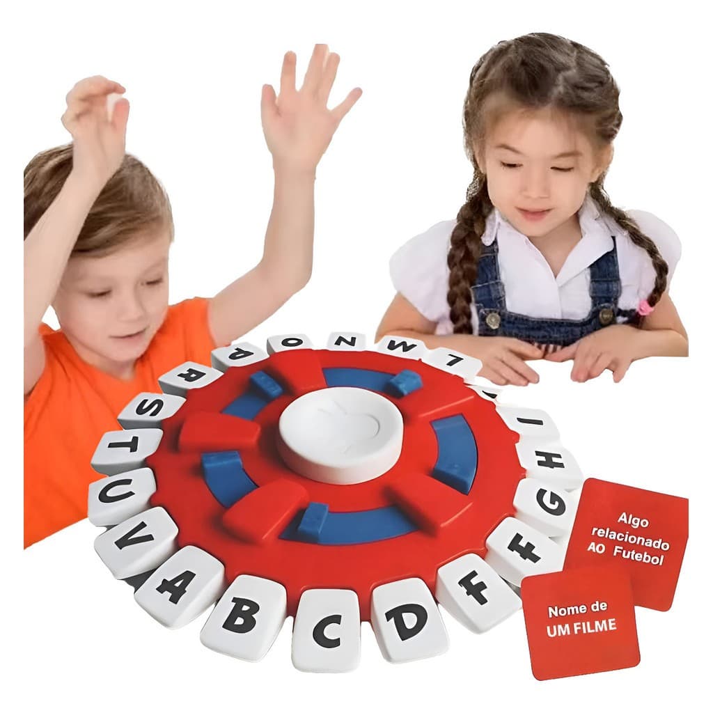 Jogo Stop Em Português Tecla Letras Palavras Responda Rápido Com Temporizador De Mesa Educativo 10 Segundos Divertido In
