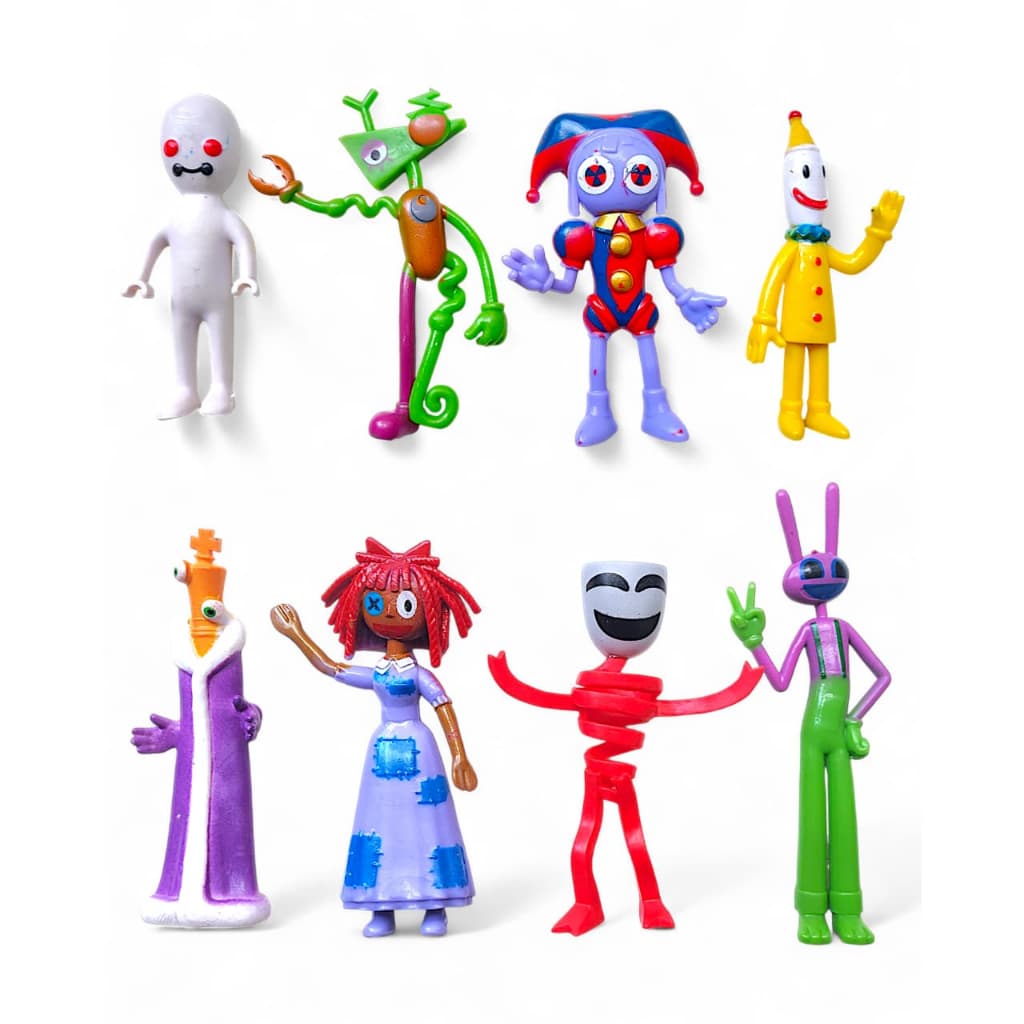 Kit Bonecos Circo Pvc 10cm Brinquedo Coleção.