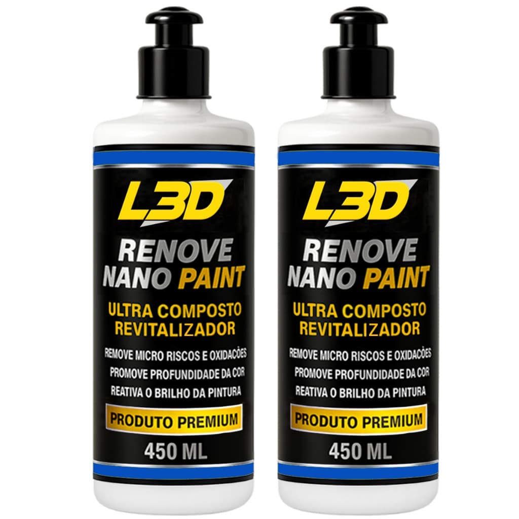 Kit 2x Paint 450ml – Polidor + Revitalizador (Carro Brilha Absurdo)