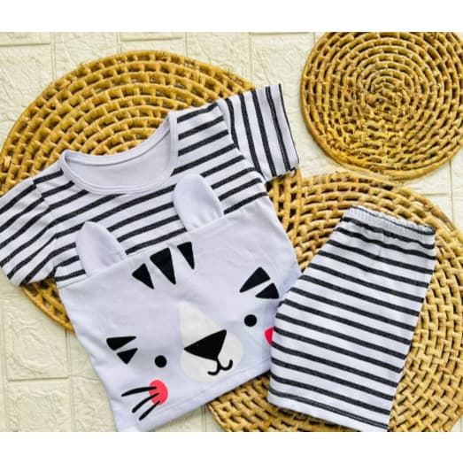 Conjunto Tigre 3 D / Conjunto para Bebes - Conjunto Tigre - Tamanho Único