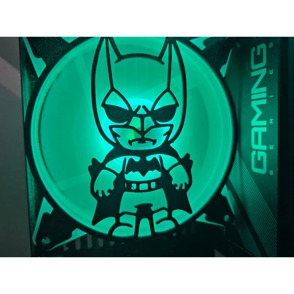 Grade de Proteção Fan 120mm Batman PC Gamer | Grade Decorativa Cooler – Sem Parafusos
