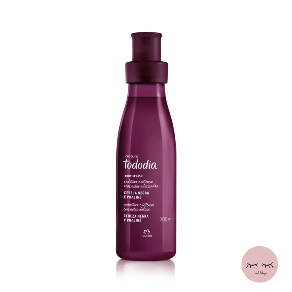Body Splash Natura Cereja Negra e Praline 200ml