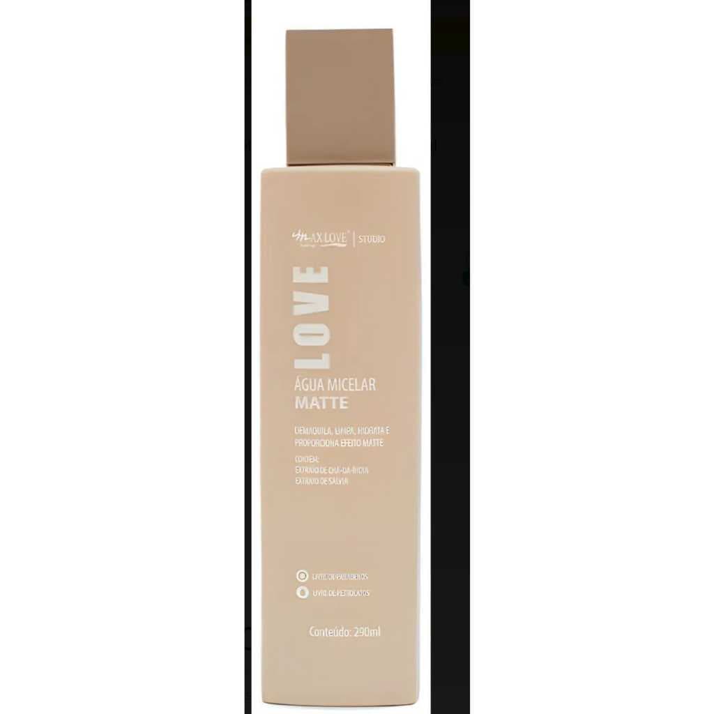 AGUA MICELAR/ LIMPEZA PROFUNDA/ BELEZA NATURAL/ AUTO CUIDADO QUE VOCE MERECE/ PREVENÇÃO/LIVRE DE POROS/MAXLOVE/VEGANA