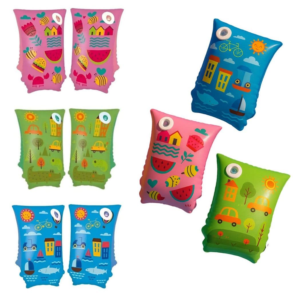 Boia de Braço Infantil Inflável Mor Criança 6-12 Anos Peso até 50kg Flutuar Piscina Mar 1 unidade