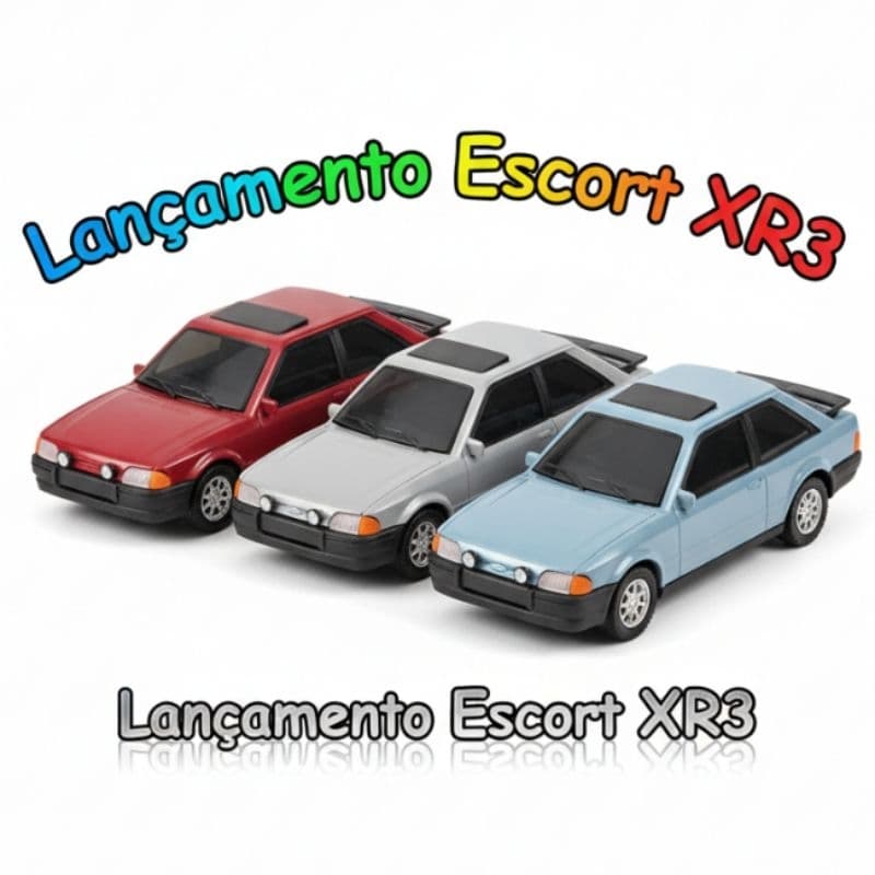 Miniatura Brinquedo Escorte Lançamento 2025 Coleção Escort Diverplas Criança e Adulto Colecionavel