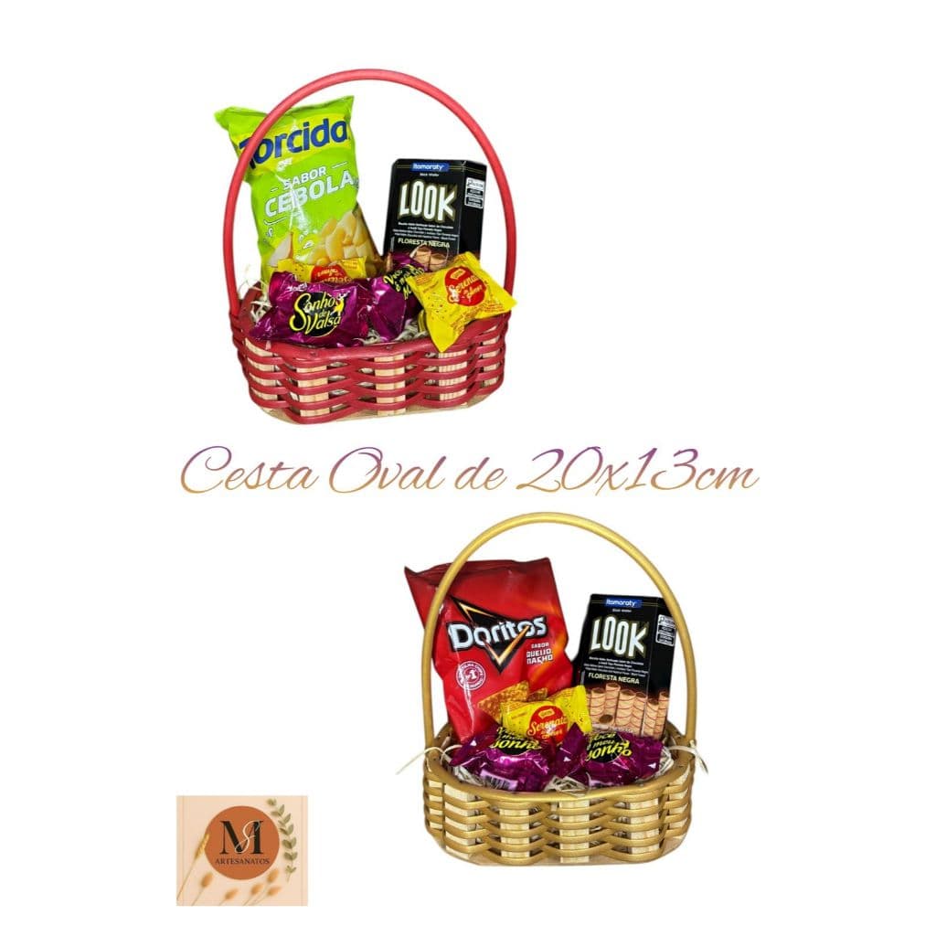 Kit 10 Cesta Fraldeira Oval 20x13x5cm , Presentes, Lembrancinhas, Organização