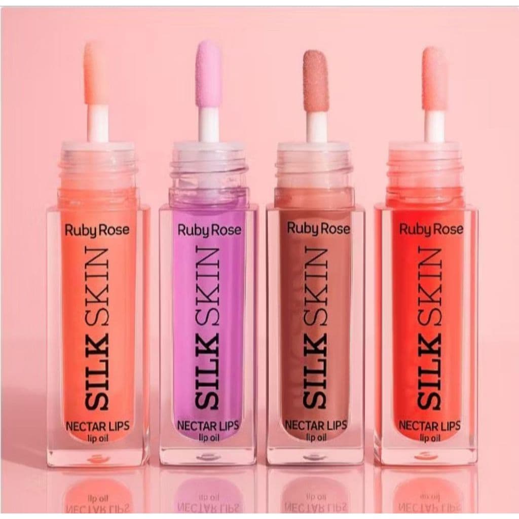 Gloss Labial Nectar Lips Ruby Rose – Brilho Intenso, Hidratação e Efeito Espelhado