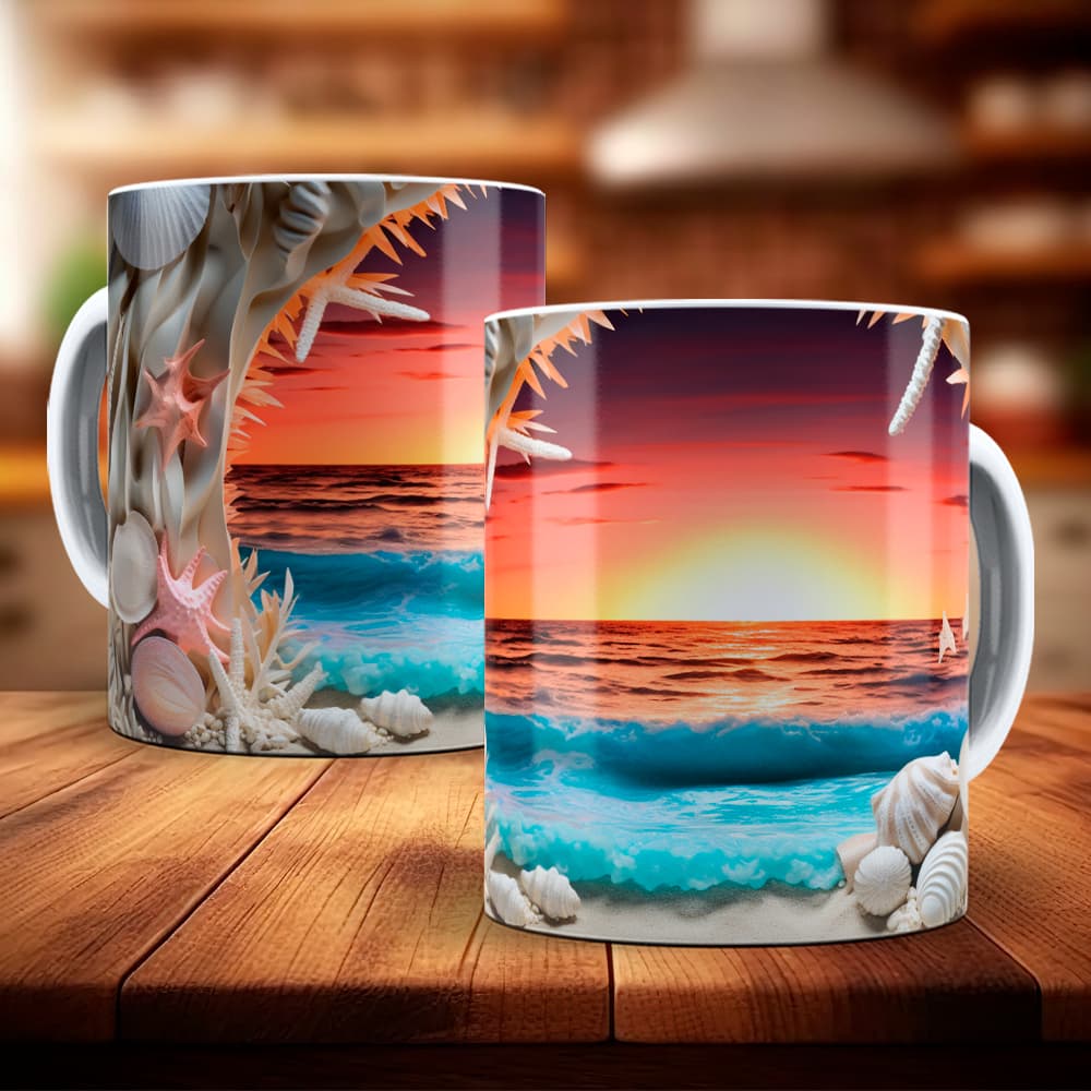 Caneca personalizada Pôr do Sol, Tardezinha