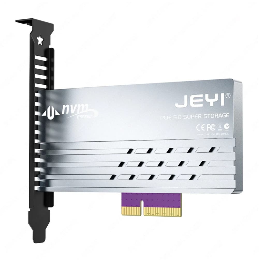 Placa Adaptadora SSD M2 NVMe Gen5 Para Pci-e 5.0 X4/X8/X16 128Gbps