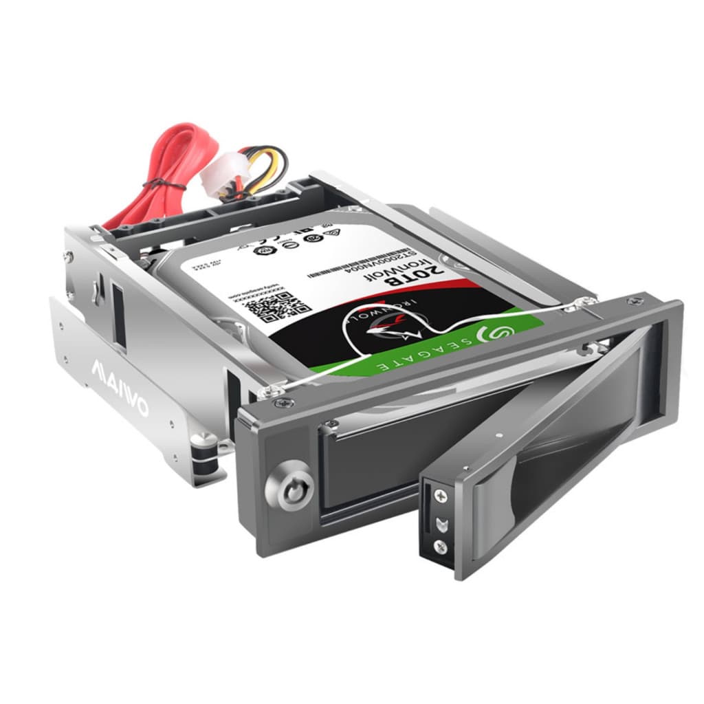 Adaptador Gaveta Rack HD 3.5" SATA Baia Frontal - Maiwo