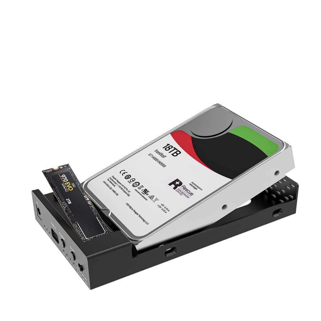 Case Gaveta Duplicador M.2 NVMe HD/SSD USB-C 3.2 Gen2 10Gbps
