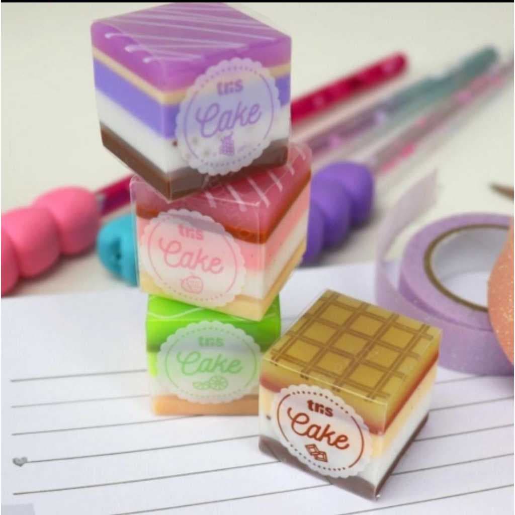 Borracha Holic Cake - escolar divertida com cheirinho