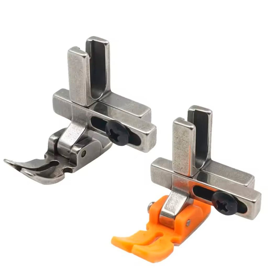 Calcador T3 Pezinho Zíper Teflon 3 em 1 Regulagem Universal Pé De Máquina De Costura Industrial Reta