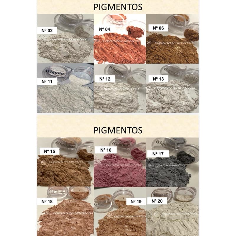 Pigmento Solto Asa Borboleta Brilho Super Fino Iluminador Profissional | Cigana Cosméticos - Envio Imediato