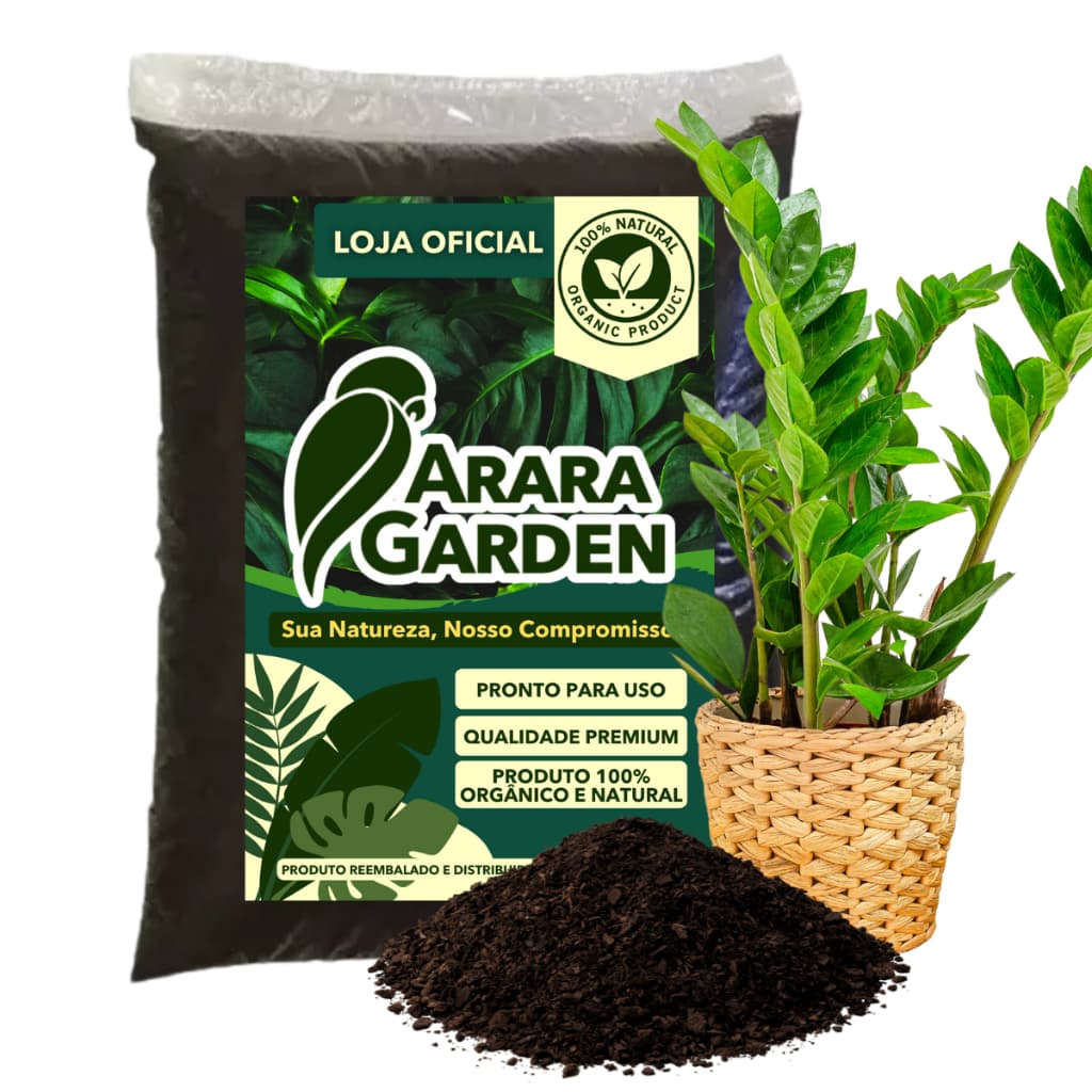 Terra Adubada Substrato para Zamioculca 2kg 5kg 10kg 20kg – Substrato Pronto para Uso Arara Garden